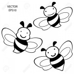 Imágenes de abejas para pintar