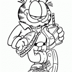 Imágenes para pintar de Garfield