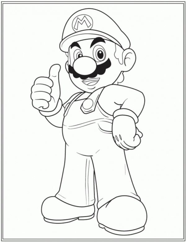 Imágenes de Mario Bross para pintar | Colorear imágenes