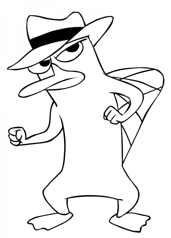 Aprende Como Dibujar A Perry La Mascota De Phineas Y Ferb