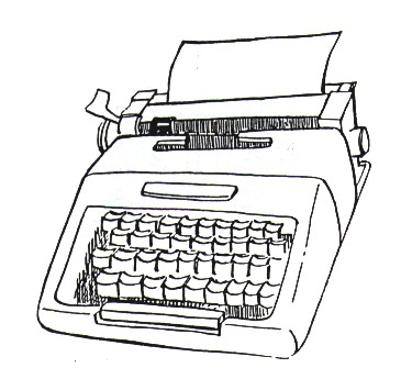 Imágenes de maquinas para escribir para colorear | Colorear imágenes