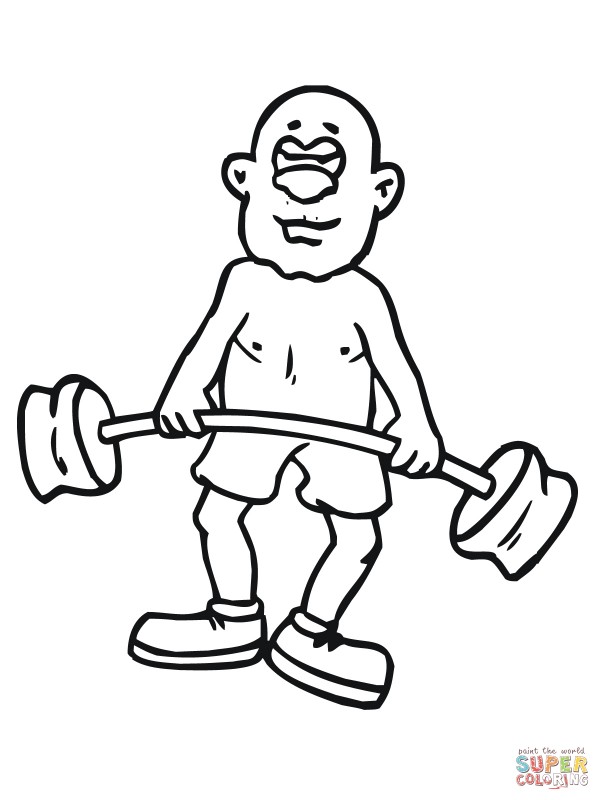 exercise-with-barbell-coloring-page