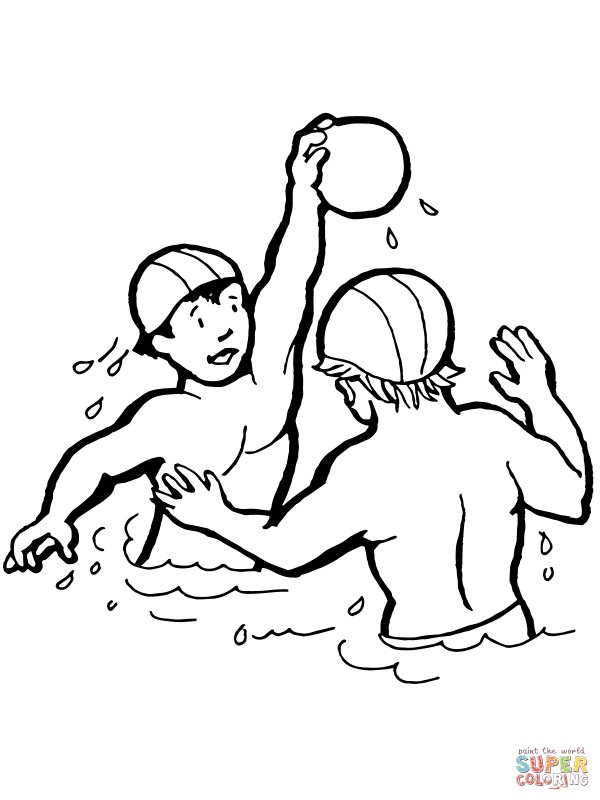 kids-playing-water-polo-coloring-page