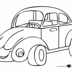 Dibujos de autos para colorear