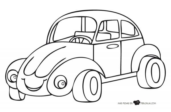 Dibujos de autos para colorear | Colorear imágenes