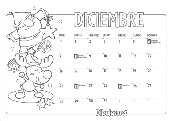 calendario-infantil-2015-colorear-diciembre2