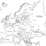Mapas políticos de Europa para colorear y aprender