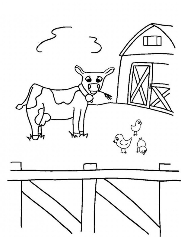  Detalle   imagen dibujos de granja faciles