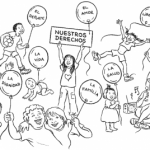 Día Internacional de los Derechos Humanos – Dibujos para imprimir y pintar