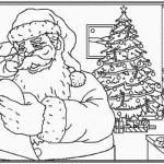 Tarjetas navideñas con Papá Noel, Pinos de Navidad, Renos Navideños, Tarjetas para colorear