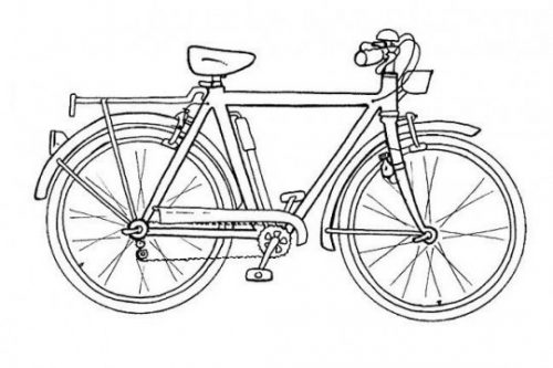 Dibujos de bicicletas para imprimir y colorear | Colorear imágenes