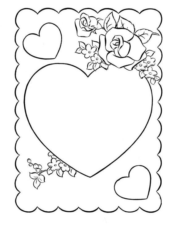 Dibujos de amor para pintar y regalar este Día de San Valentín