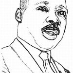 Dibujos de Martin Luther King para imprimir y pintar