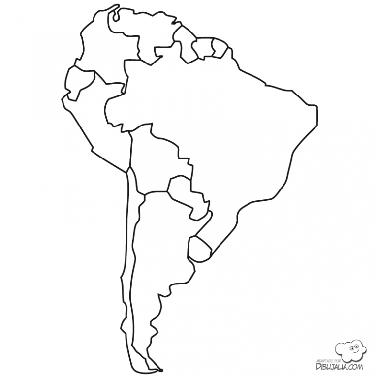 Mapas Políticos De América Del Sur Para Colorear Colorear Imágenes 8053