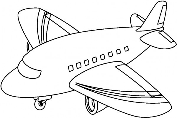 Dibujos De Medios De Transportes Aéreos Para Pintar Aviones Para