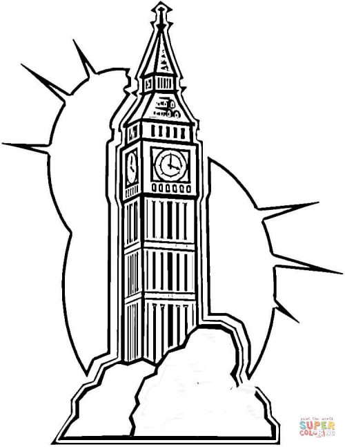 Big-ben-in-London-coloring-page
