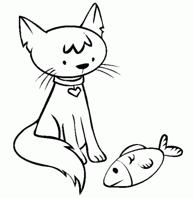 dibujos-pescado-gato