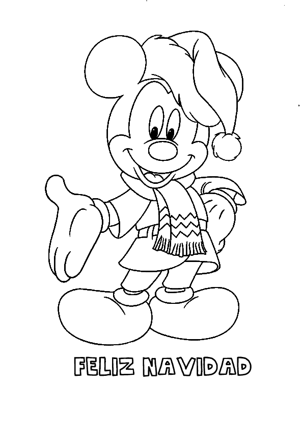 mickey-mouse-en-navidad-para-colorear