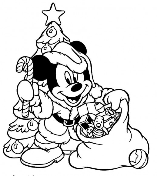 mickey-mouse-navidad-dibujos-para-colorear