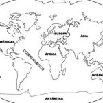 60 Mapas de paises y continentes para colorear con nombres