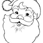 Dibujos Navideños de Papa Noel para colorear e imprimir