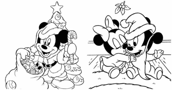 Dibujos Mickey Y Minnie Mouse De Disney Para Colorear Gratis