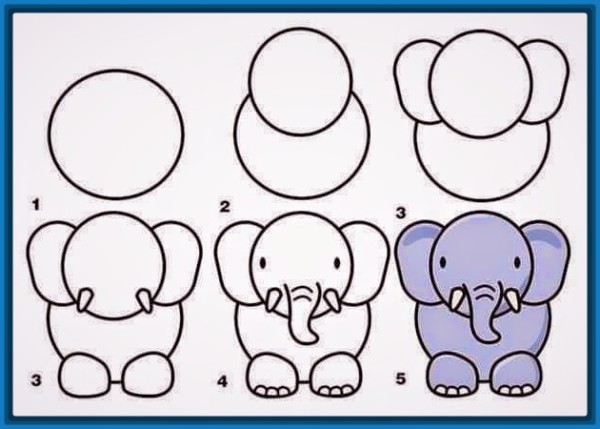 dibujos-faciles-de-dibujar-paso-a-paso-para-niños | Colorear imágenes