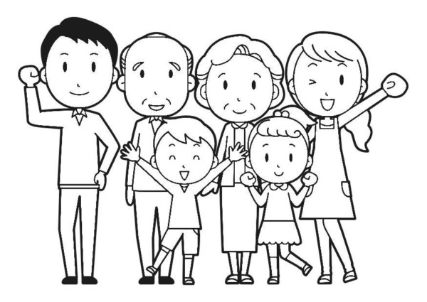 Dibujos del Día de la Familia para descargar, imprimir y colorear | Colorear  imágenes