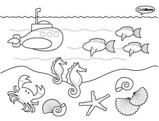 Dibujos para colorear del Día de los Océanos | Colorear imágenes