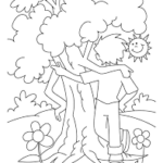 Dibujos del Día del árbol para imprimir y colorear
