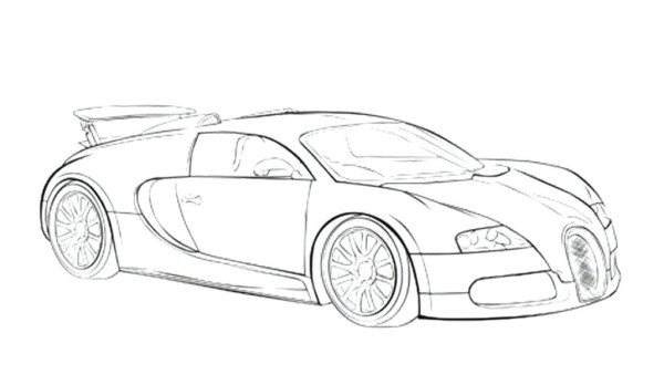 dibujos de carros para colorear super deportivos