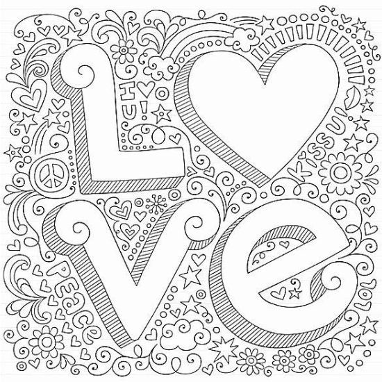 Dibujos para colorear de Amor para el 14 de febrero | Colorear imágenes