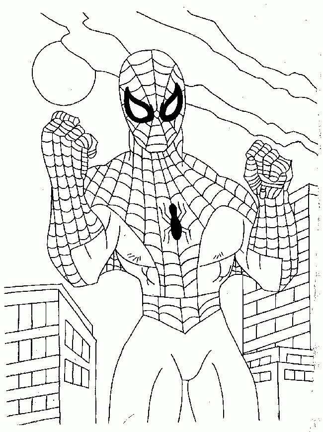 Dibujos para colorear de Spiderman | Colorear imágenes