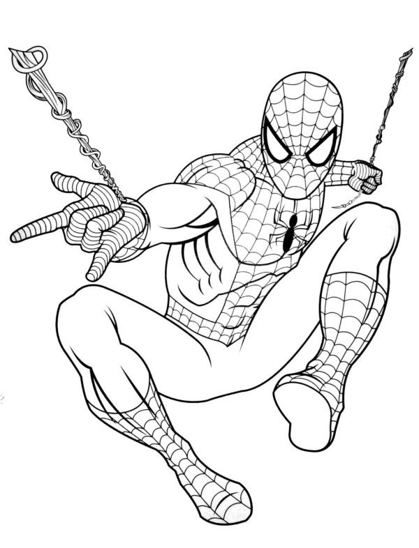 Dibujos Para Colorear De Spiderman Colorear Imagenes