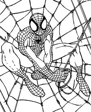 Dibujos para colorear de Spiderman | Colorear imágenes