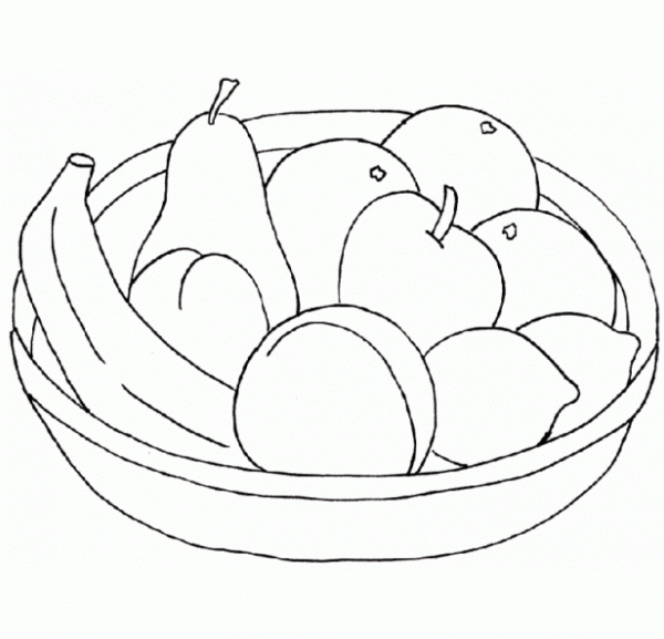 Dibujos de Frutas para colorear, descargar e imprimir | Colorear imágenes