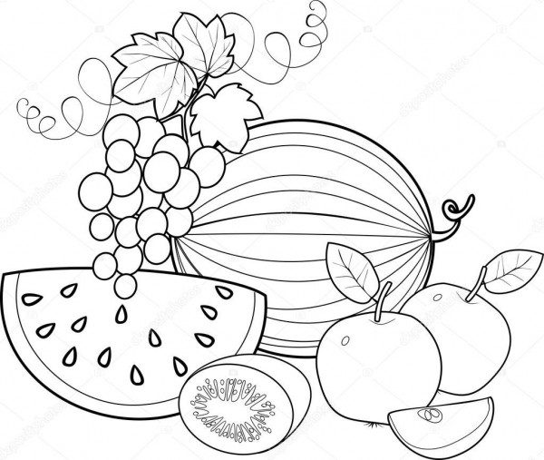 Dibujos De Frutas Para Colorear Descargar E Imprimir Colorear
