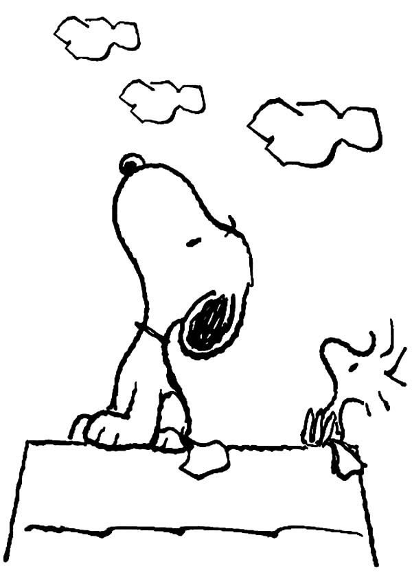  Imágenes de Snoopy para imprimir y colorear