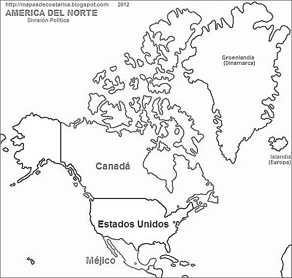 Mapas De América Para Colorear Y Descargar Colorear Imágenes 1119