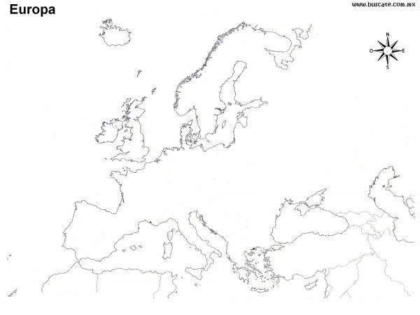 Mapas De Europa Para Descargar Y Colorear Colorear Im Genes