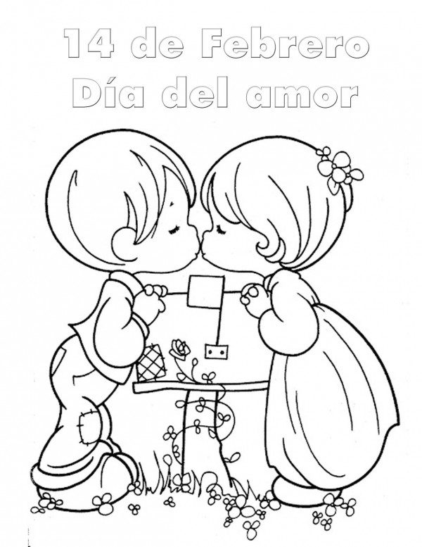 San Valentín 14 de Febrero Libro De Coloear Para Chicas.: Hermosos dibujos  para el día de los enamorados para niñas de 8-12 años. Buena Suerte !!!
