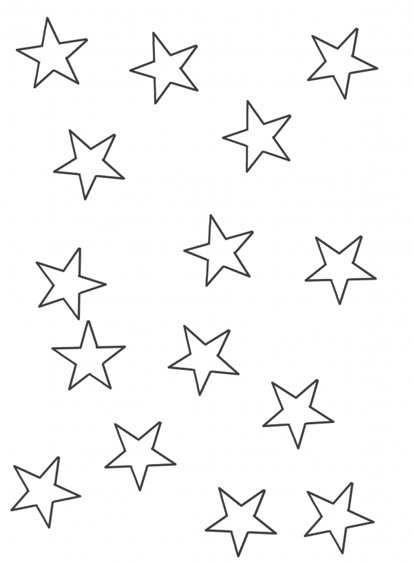 Estrellas para colorear 🥇 ¡DIBUJOS para imprimir y pintar!
