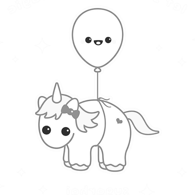 Dibujos De Unicornios Kawaii Para Colorear Descargar E Imprimir