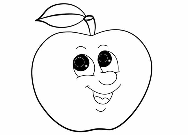 Dibujos de manzanas para colorear, pintar y descargar | Colorear imágenes