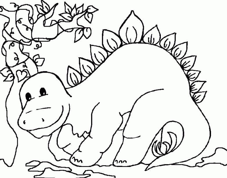 Dibujos de dinosaurios para colorear e imprimir | Colorear imágenes
