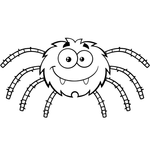 Dibujos de Arañas para colorear, descargar e imprimir | Colorear imágenes