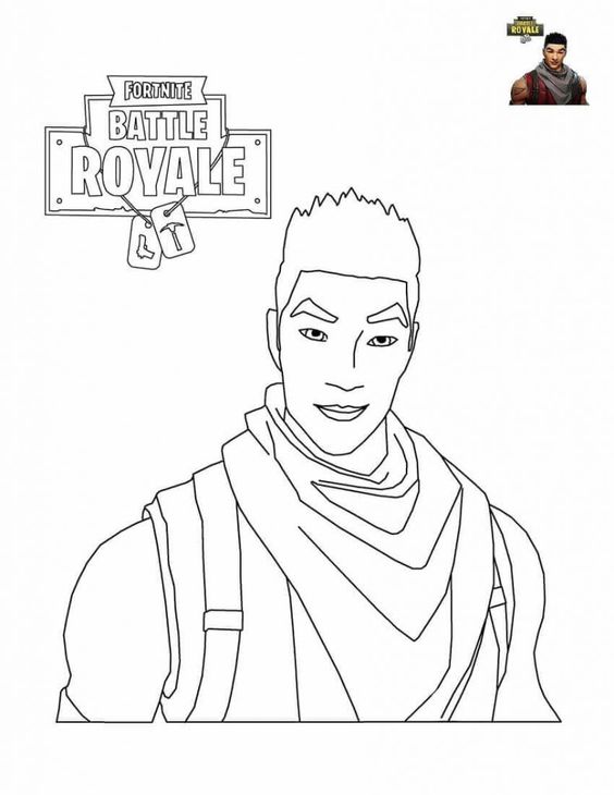 Dibujos de Fortnite Battle Royale para colorear, descargar e imprimir |  Colorear imágenes