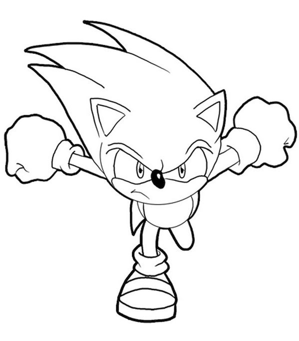 Dibujos Para Colorear Imprimir Sonic
