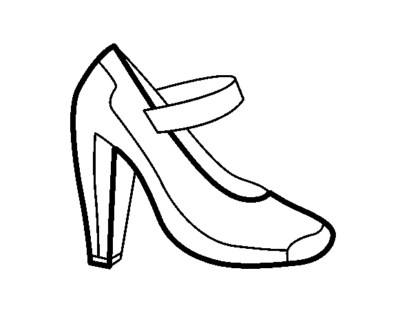 Featured image of post Zapatos Para Colorear De Ni a Zapatillas dibujadas en un estilo de boceto