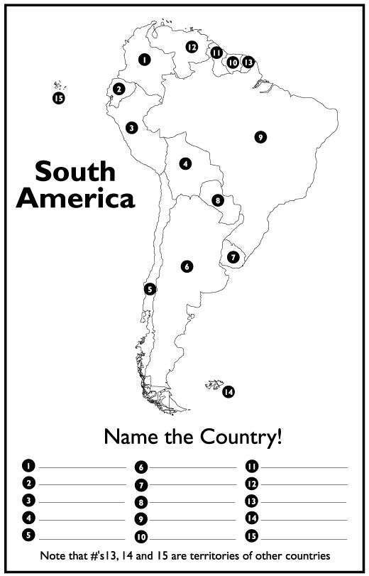 Mapas De América Del Sur Para Colorear Y Descargar Colorear Imágenes 4165